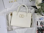 DIOR 30 MONTAIGNE HANDBAG White 25cm - 1