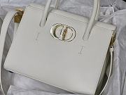 DIOR 30 MONTAIGNE HANDBAG White 25cm - 4
