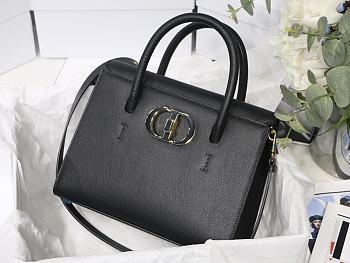 DIOR 30 MONTAIGNE HANDBAG Black 25cm