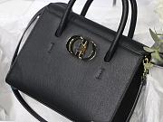 DIOR 30 MONTAIGNE HANDBAG Black 25cm - 2