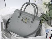 DIOR 30 MONTAIGNE HANDBAG Grey 25cm - 1