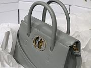 DIOR 30 MONTAIGNE HANDBAG Grey 25cm - 4