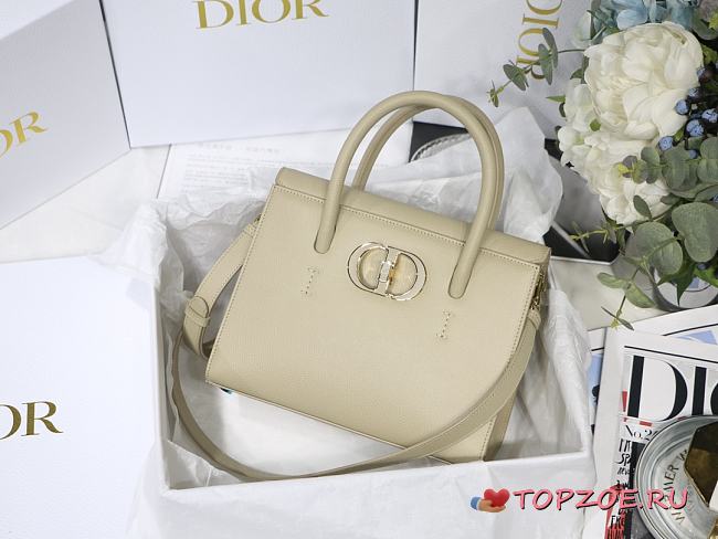 DIOR 30 MONTAIGNE HANDBAG Cream 25cm - 1