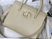 DIOR 30 MONTAIGNE HANDBAG Cream 25cm - 3