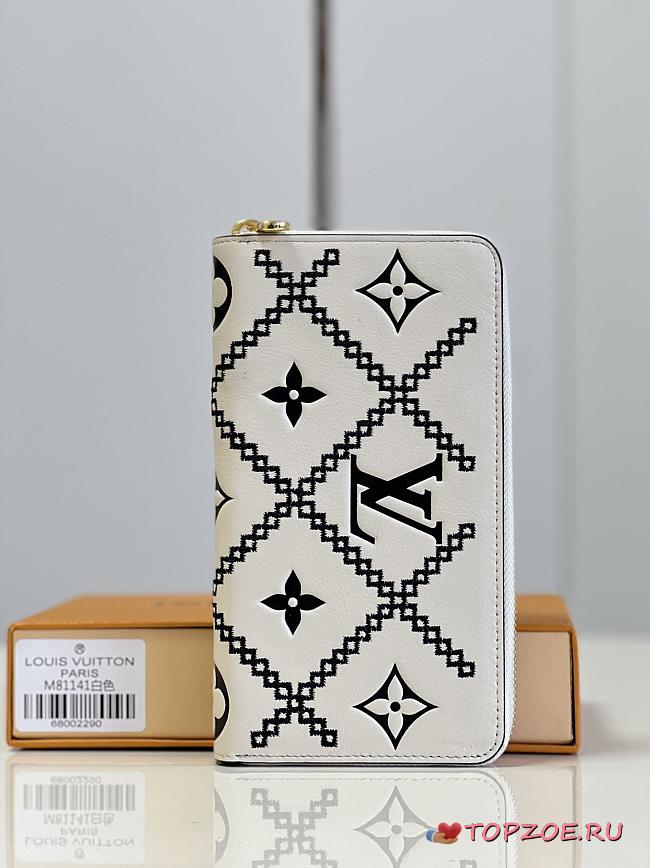 LV ZIPPY WALLET M81141 White 19.5CM - 1