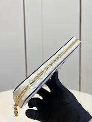 LV ZIPPY WALLET M81141 White 19.5CM - 4