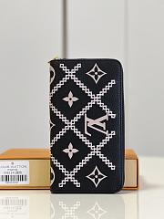 LV ZIPPY WALLET M81141 BLACK 19.5CM - 1