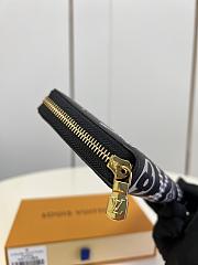LV ZIPPY WALLET M81141 BLACK 19.5CM - 3