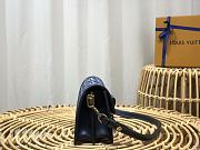 LV Dauphine Denim M59631 Navy Blue PM 20CM - 6