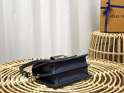 LV Dauphine Denim M59631 Navy Blue PM 20CM - 5