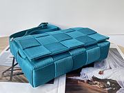 BOTTEGA VENETA CASSETTE BLUE LARGE SIZE30CM - 5