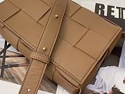 BOTTEGA VENETA CASSETTE BROWN MEDIUM SIZE23CM - 5