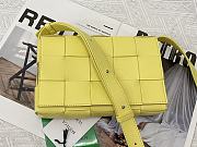 BOTTEGA VENETA CASSETTE YELLOW MEDIUM SIZE23CM - 1