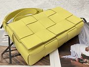 BOTTEGA VENETA CASSETTE YELLOW MEDIUM SIZE23CM - 5