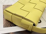 BOTTEGA VENETA CASSETTE YELLOW MEDIUM SIZE23CM - 4