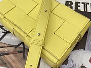 BOTTEGA VENETA CASSETTE YELLOW MEDIUM SIZE23CM - 3
