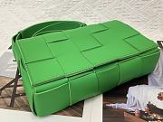 BOTTEGA VENETA CASSETTE GREEN MEDIUM SIZE23CM - 6