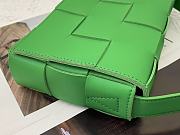 BOTTEGA VENETA CASSETTE GREEN MEDIUM SIZE23CM - 5