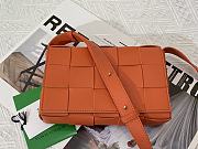 BOTTEGA VENETA CASSETTE ORANGE MEDIUM SIZE23CM - 1