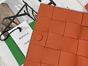 BOTTEGA VENETA CASSETTE ORANGE MEDIUM SIZE23CM - 5