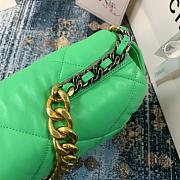 Chanel 19 LARGE Bag Lambskin GRASS 36CM - 2