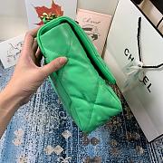 Chanel 19 LARGE Bag Lambskin GRASS 36CM - 3