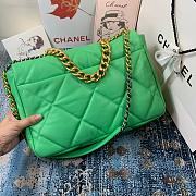 Chanel 19 LARGE Bag Lambskin GRASS 36CM - 4