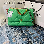 Chanel 19 LARGE Bag Lambskin GRASS 36CM - 1