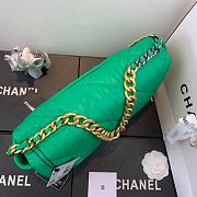 Chanel 19 LARGE Bag Lambskin GREEN 36CM - 2