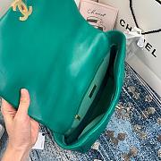 Chanel 19 LARGE Bag Lambskin DARKGREEN 36CM - 6