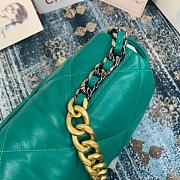 Chanel 19 LARGE Bag Lambskin DARKGREEN 36CM - 4