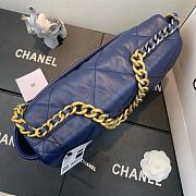 Chanel 19 LARGE Bag Lambskin DARKPURPLE 36CM - 6