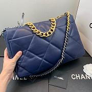 Chanel 19 LARGE Bag Lambskin DARKPURPLE 36CM - 4