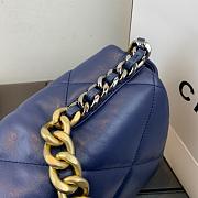 Chanel 19 LARGE Bag Lambskin DARKPURPLE 36CM - 2