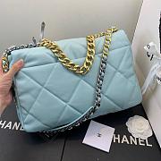 Chanel 19 LARGE Bag Lambskin BABYBLUE 36CM - 2