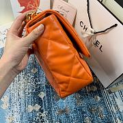Chanel 19 LARGE Bag Lambskin ORANGE 36CM - 2