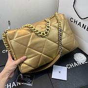 Chanel 19 LARGE Bag Lambskin GOLDEN 36CM - 4