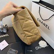 Chanel 19 LARGE Bag Lambskin BEIGE 36CM - 3