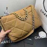 Chanel 19 LARGE Bag Lambskin BEIGE 36CM - 4