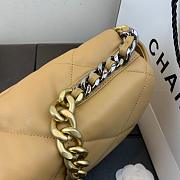 Chanel 19 LARGE Bag Lambskin BEIGE 36CM - 6