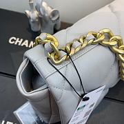 Chanel 19 LARGE Bag Lambskin GREY 36CM - 6