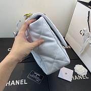 Chanel 19 LARGE Bag Lambskin WHITE 36CM - 5