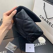 Chanel 19 LARGE Bag Lambskin BLACK 36CM - 6