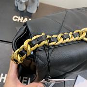 Chanel 19 LARGE Bag Lambskin BLACK 36CM - 2