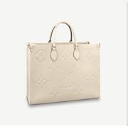 LV ONTHEGO GM M44576 CREAM WHITE SIZE41CM - 1