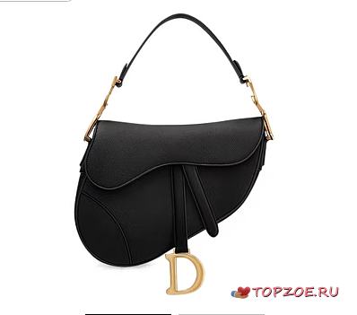 DIOR MICRO SADDLE BAG BLACK SIZE12 CM - 1