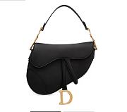 DIOR MICRO SADDLE BAG BLACK SIZE12 CM - 1