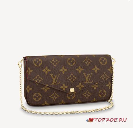 LV POCHETTE FELICIE MONOGRAM M61276 SIZE 21CM - 1