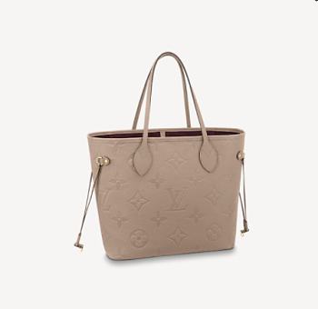 LV NEVERFULL MM Tourterelle Gray M45686 Size 32 cm
