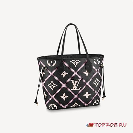 LV NEVERFULL MM M46040 Black 32cm - 1